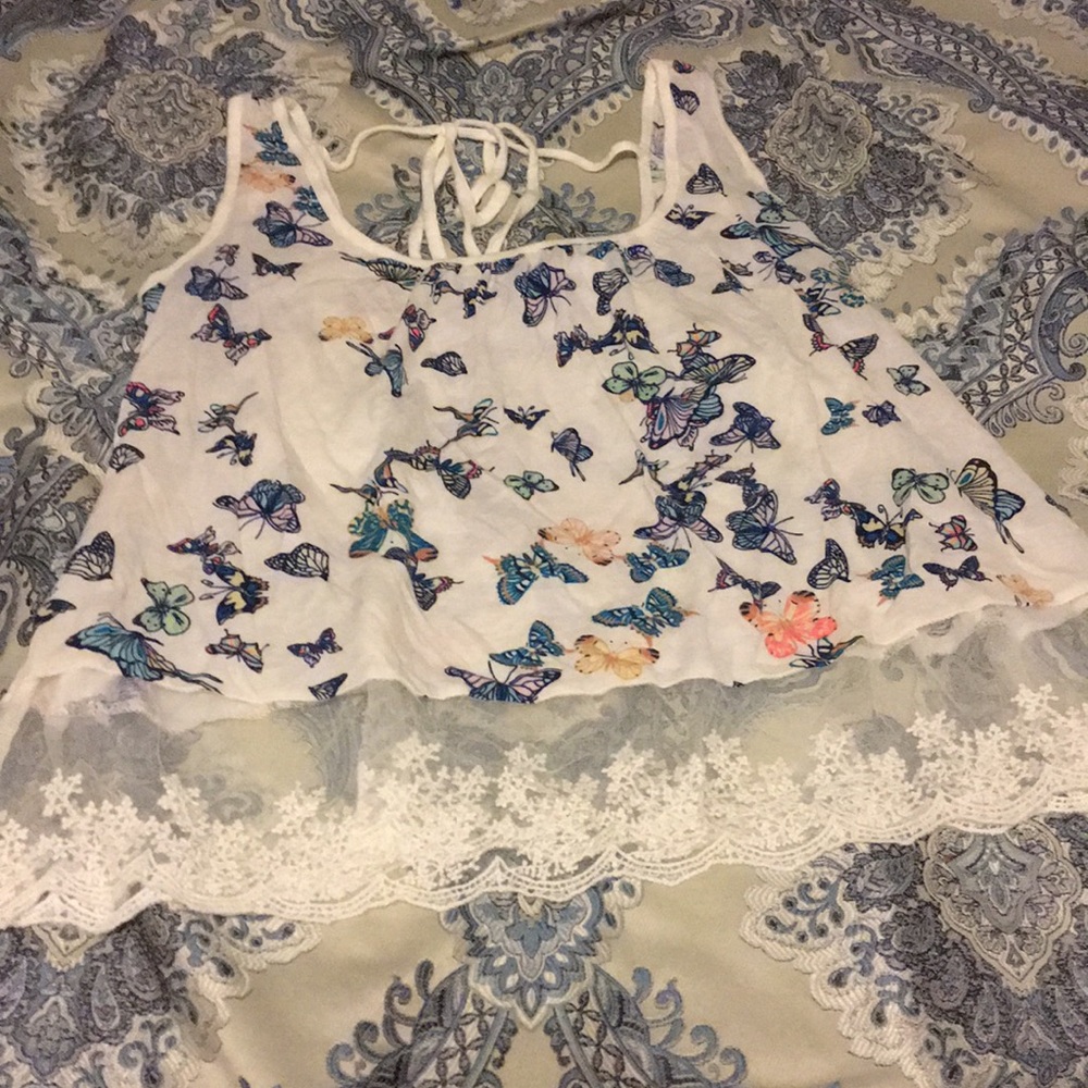 Lace butterfly 🦋 top